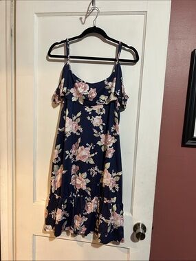 Cold Shoulder floral dress